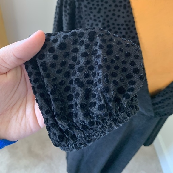 Velvet Textured Midi Dress - Picture 6 of 9